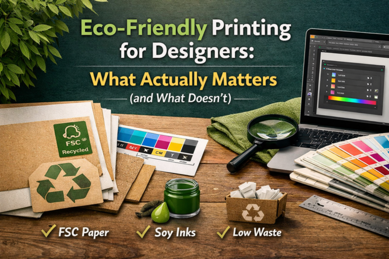 eco-friendly printing for designers