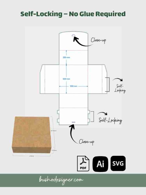 Mailer Box Dieline