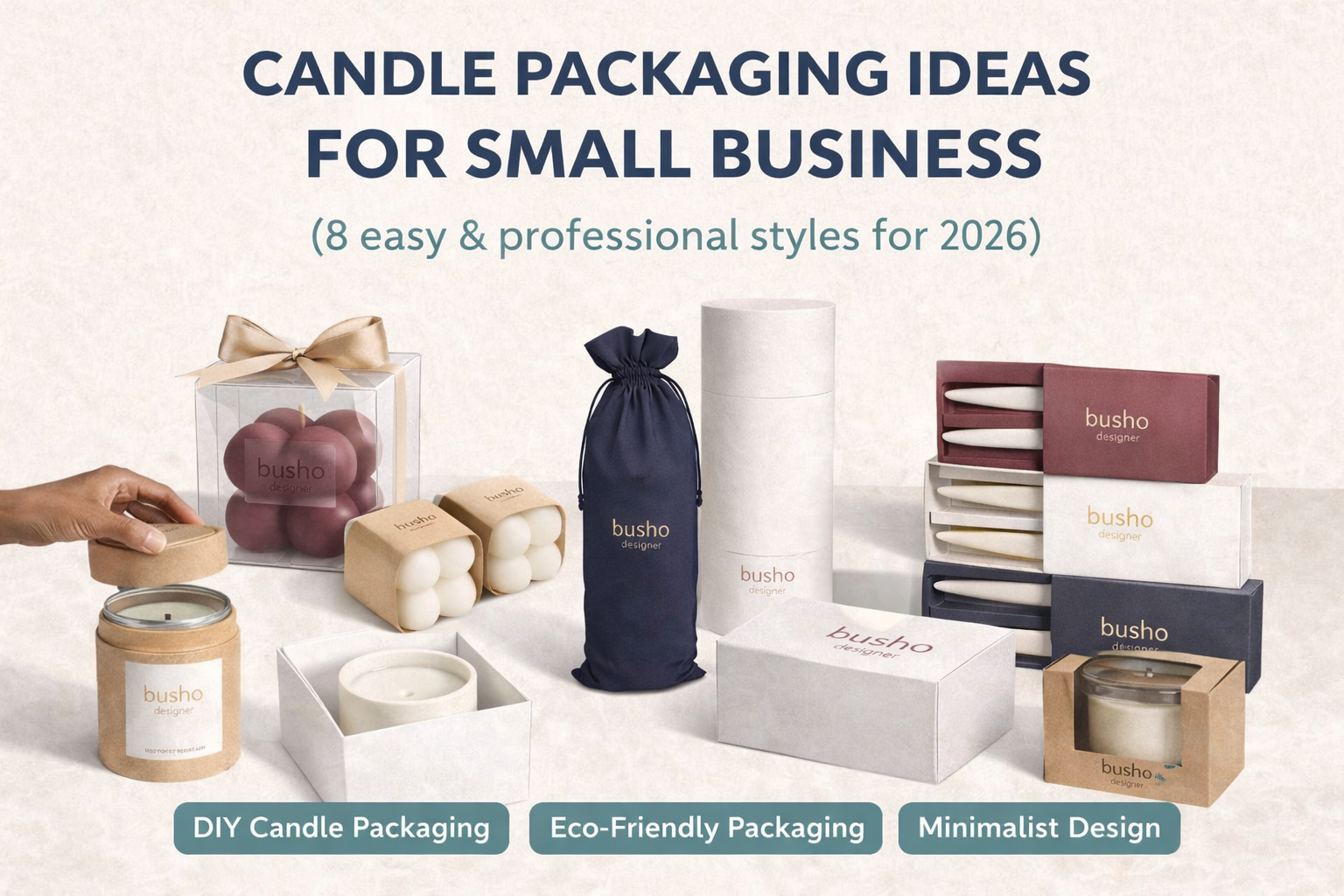 candle packaging ideas for small business