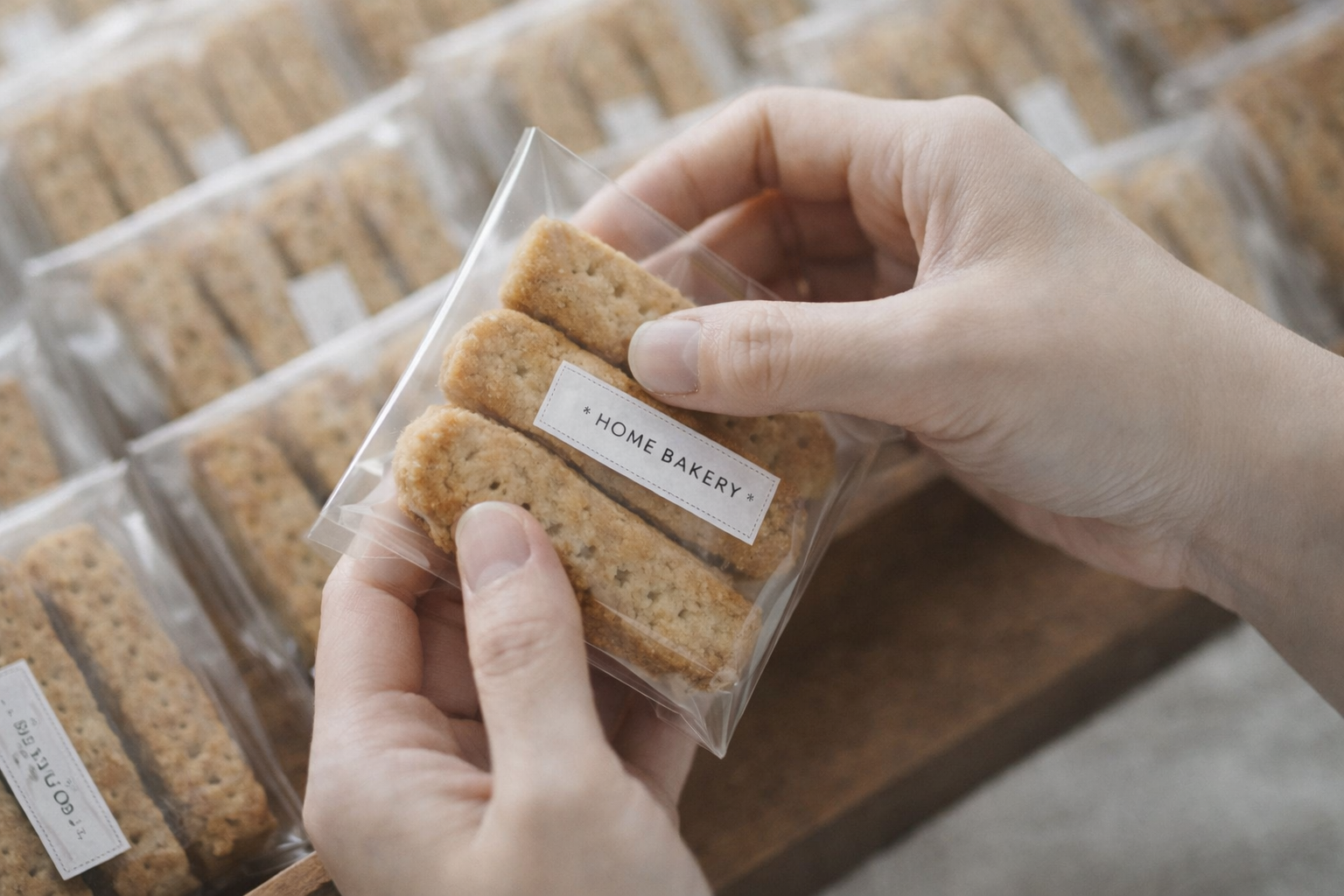 how to package baked goods at home