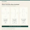 Candle Box Template Bundle size guide showing original dielines and print dimensions