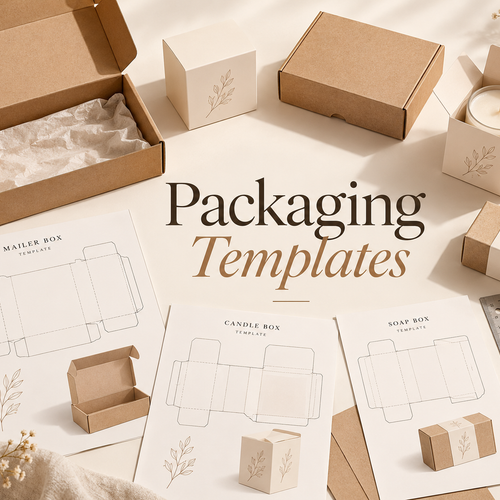 Packaging templates for small business